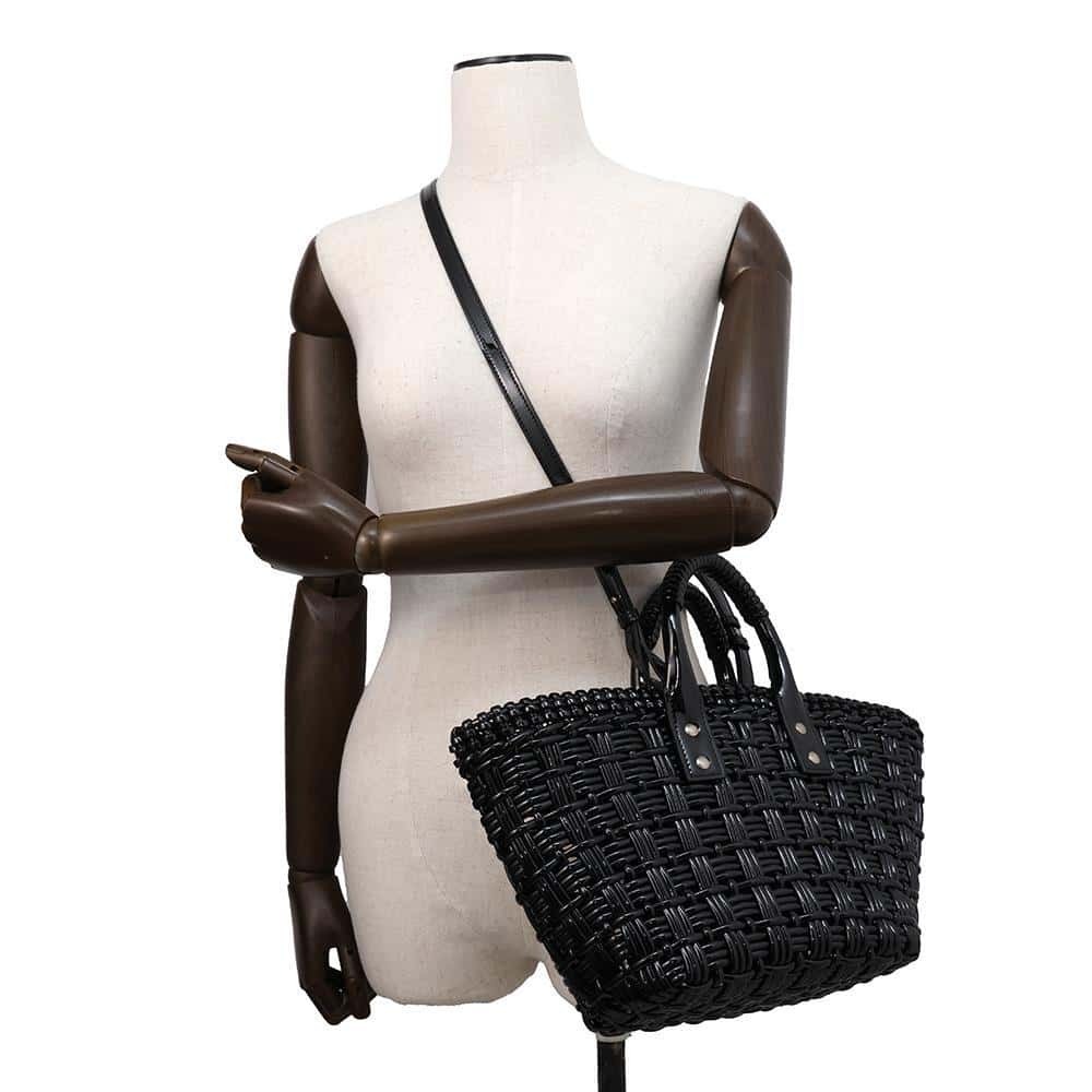 Balenciaga Bistro XS Handbag Shoulder Basket Black BGA - Picture 4 of 12